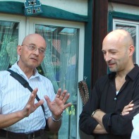 Dr. Paleit im Gespräch mit Manfred Grössler (Graz) und Christoph von Löw jr. im August 2012